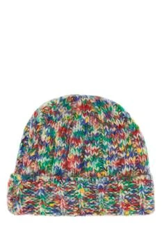 推荐Embroidered wool blend beanie hat商品