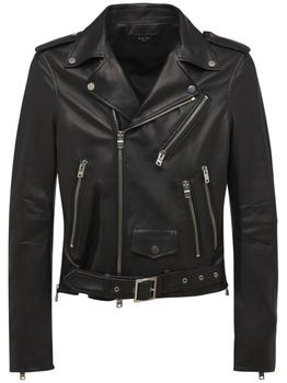 AMIRI是什么牌子, AMIRI | Leather Biker Jacket商品图片 额外8.5折, 额外八五折