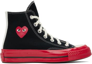Comme des Garcons | Off-White & Red Converse Edition PLAY Chuck 70 High-Top Sneakers商品图片,