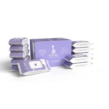 商品Sophie la Girafe Babycare | Water Wipes, 64 count-Case pack of 12,商家Macy's,价格¥224图片