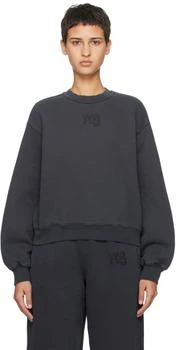 Alexander Wang | Gray Puff Sweatshirt 