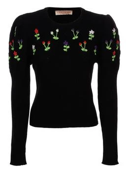 CORMIO | Cormio Oma Floral Embroidery Crewneck Sweater 4.8折