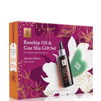 Eminence Organic Skin Care | Eminence Organic Skin Care Rosehip Oil and Gua Sha Gift Set,商家Dermstore,价格¥978