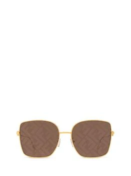 Fendi | Fendi Eyewear Oversized Frame Sunglasses 7.2折, 独家减免邮费