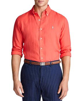 拉夫劳伦衬衫真假, Ralph Lauren | Classic Fit Linen Shirt商品图片 6折×额外9折, 额外九折