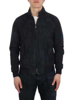 baracuta真假, Baracuta | Baracuta Men's Blue Suede Outerwear Jacket商品图片 