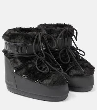 Moon Boot | Icon Low人造毛皮边饰雪地靴 