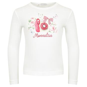 商品MONNALISA | Cream Floral Printed T Shirt,商家Designer Childrenswear,价格¥473图片