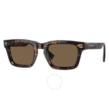 Burberry | Dark Brown Rectangular Men's Sunglasses BE4403F 300273 51 4.3折, 满$200减$10, 满减