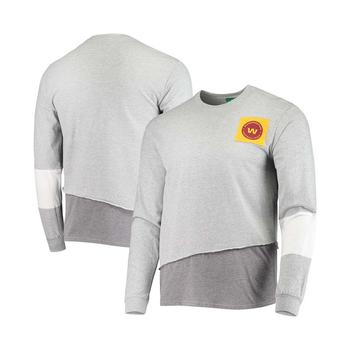推荐Men's Gray Washington Football Team Angle Long Sleeve T-shirt商品