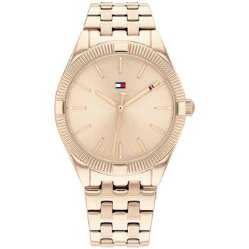 tommy hilfiger手表多少钱, Tommy Hilfiger | Women's Carnation Gold-tone Bracelet Watch 34mm商品图片 8折×额外8.5折, 额外八五折