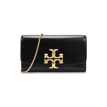 tory burch好不好, Tory Burch | 托里·伯奇 TORY BURCH 奢侈品 TB女包 ELEANOR系列牛皮革手拿包单肩斜挎包链条包黑色 73578 001商品图片 