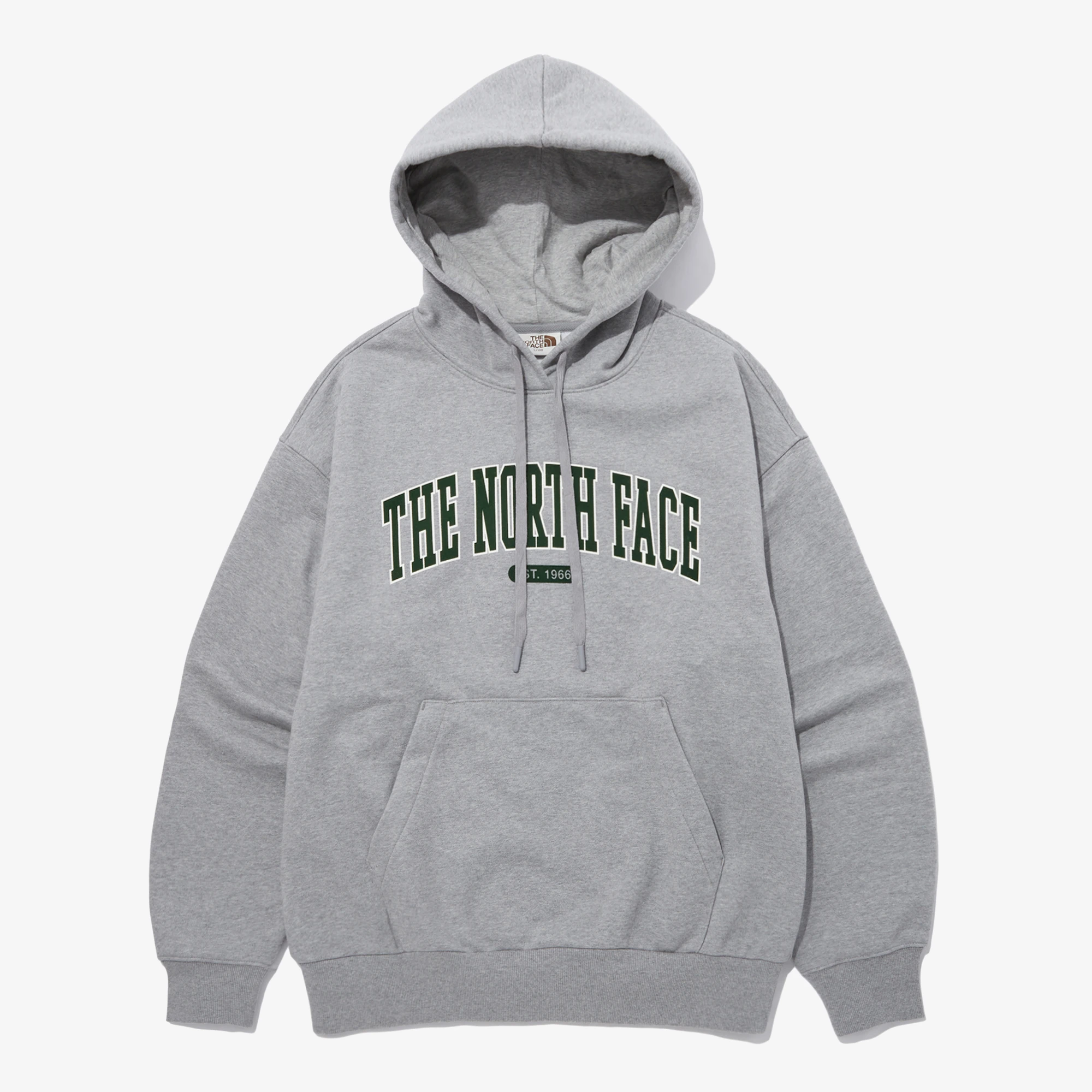The North Face | 【Brilliant|北面特惠】北面拱形徽标连帽套头衫 ARCH LOGO HOOD PULLOVER MELANGE_GREY NM5PP50L 8折×额外9折, 包邮包税, 独家减免邮费, 额外九折