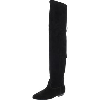 Celine | Celine Womens Chat Botte Suede Tall Over-The-Knee Boots商品图片,1.4折起