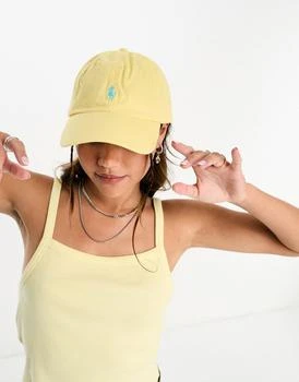 推荐Polo Ralph Lauren icon logo baseball cap in yellow商品