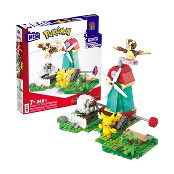 商品Mega Construx | Pokemon Countryside Windmill with Action Figures Piece Building Set,商家Macy's,价格¥237图片