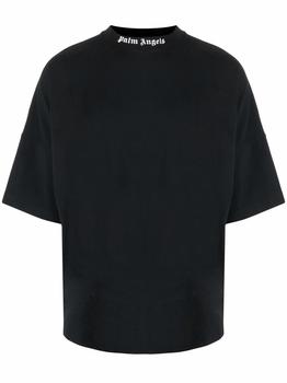 Palm Angels | Palm Angels Mens Black Cotton T-Shirt商品图片,满$175享8.9折, 满折