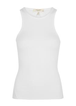 推荐The Essential white stretch-cotton tank商品