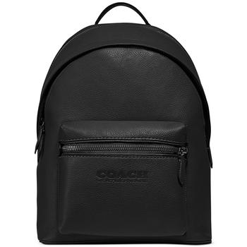coach tabby双肩包, Coach | Men's Refined Pebbled Leather Charter Backpack商品图片 
