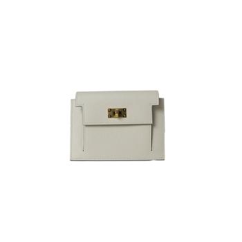 爱马仕包正品, Hermes | Hermes Kelly Pocket Compact Wallet Gold Hardware Nata商品图片 