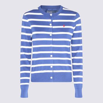 推荐POLO RALPH LAUREN NAVY COTTON BLEND STRIPED CARDIGAN商品