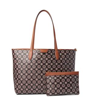 kate spade tote单肩包, Kate Spade | Spade Flower Monogram Coated Canvas Sutton Medium Tote商品图片 
