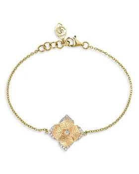 Piranesi | 18K Yello Gold Oro Fiore Diamond Flower Link Bracelet,商家Bloomingdale's,价格¥13309