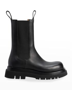 bottega veneta鞋马丁靴, Bottega Veneta | Men's Leather Chelsea Lug-Sole Boots商品图片 