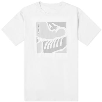 Arc'teryx | 男款 始祖鸟 Skeletile系列 徽式T恤 白色商品图片,