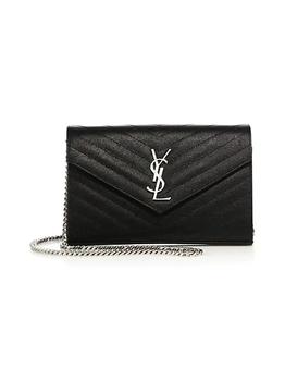 圣罗兰包, Yves Saint Laurent | Monogram Matelassé Leather Wallet-On-Chain商品图片 