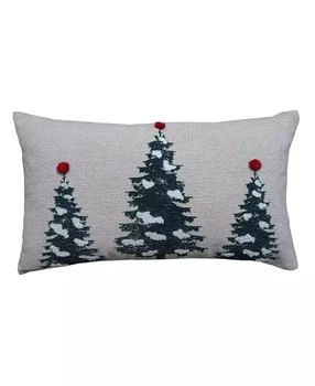 Vibhsa | Chicos Home Evergreen Trees Decorative Pillow, 14" x 24",商家Macy's,价格¥236