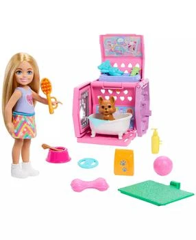 Barbie | Chelsea Puppy Carrier Playset, Small Doll and Dog Carrier with Puppy Accessories,商家Macy's,价格¥146
