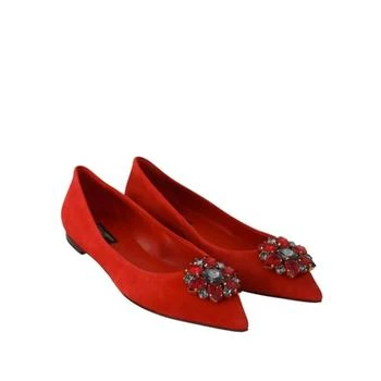 Dolce & Gabbana | Chaussures Plates Dolce & Gabbana Bellucci Suede Flat - Femme,商家The Bradery,价格¥2193