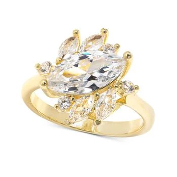 Charter Club | Gold-Tone Cubic Zirconia Cluster Ring, Created for Macy's 3.9折