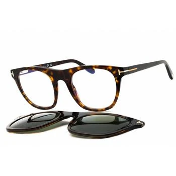 Tom Ford | Tom Ford Men's Eyeglasses - Dark Havana Acetate Square Full Rim Frame | FT5895-B 052,商家My Gift Stop,价格¥825
