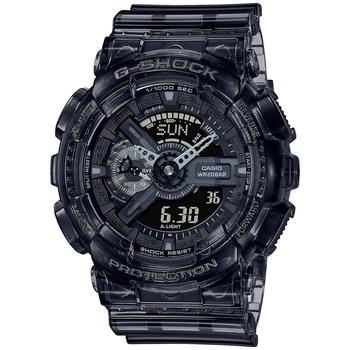 商品G-Shock | Men's Analog-Digital Clear Smoke Resin Watch 51.2mm GA110SKE-8A,商家Macy's,价格¥1005图片