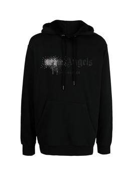 Palm Angels | Palm Angels Rhinestone Sprayed Hoody商品图片,