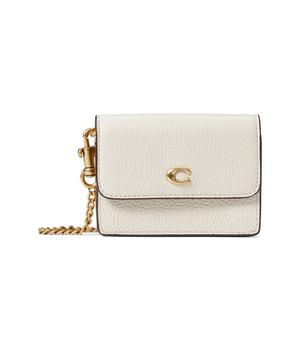 Coach | Refined Calf Leather Half Flap Card Case商品图片,9.2折