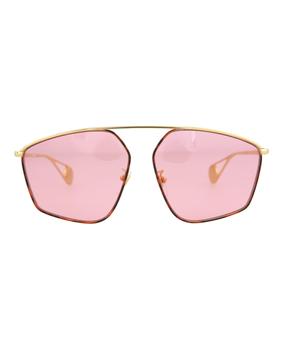 Gucci | Aviator-Style   Metal  Sunglasses商品图片,2.2折×额外9折, 独家减免邮费, 额外九折