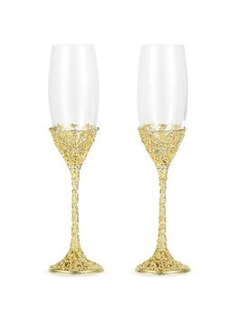 商品Olivia Riegel | Isadora Two-Piece Champagne Flute Set,商家Saks Fifth Avenue,价格¥2038图片