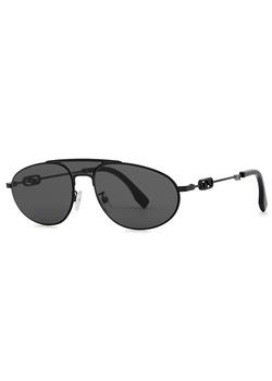 Fendi | Aviator-style sunglasses商品图片,