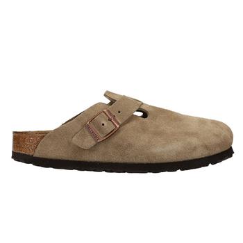 Boston Soft Footbed Suede Leather Clogs,价格$144.94