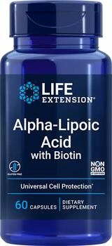商品Life Extension Alpha-Lipoic Acid with Biotin (60 Capsules),商家Life Extension,价格¥203图片