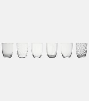 NasonMoretti | Idra set of 6 water glasses,商家MyTheresa,价格¥3254