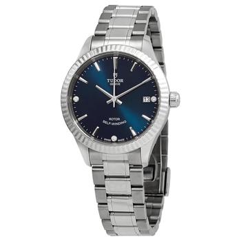 Tudor | Tudor Automatic Blue with 3 Diamonds Dial Ladies Watch M12310-0017商品图片,8折, 独家减免邮费