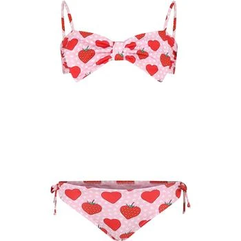 Mc2 Saint Barth | Pink Bikini For Girl With Strawberries And Hearts,商家Italist,价格¥1143