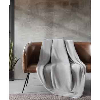 商品Eddie Bauer | CLOSEOUT! Signature Solid Ultra Soft Plush Fleece Blanket,商家Macy's,价格¥369图片