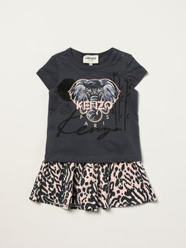 Kenzo | Kenzo Junior t-shirt + skirt set with elephant print商品图片,6.9折起×额外8.5折, 额外八五折