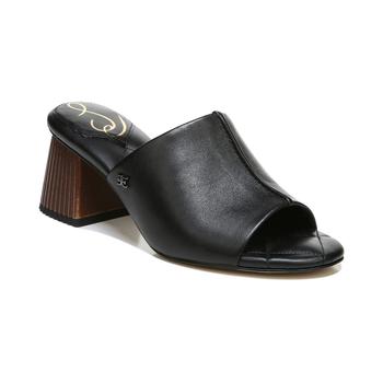 Sam Edelman | Sam Edelman Womens Sonya Leather Slip On Mule Sandals商品图片,3.3折起, 独家减免邮费