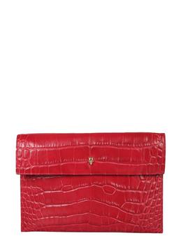 推荐Alexander Mcqueen Womens Red Leather Pouch商品